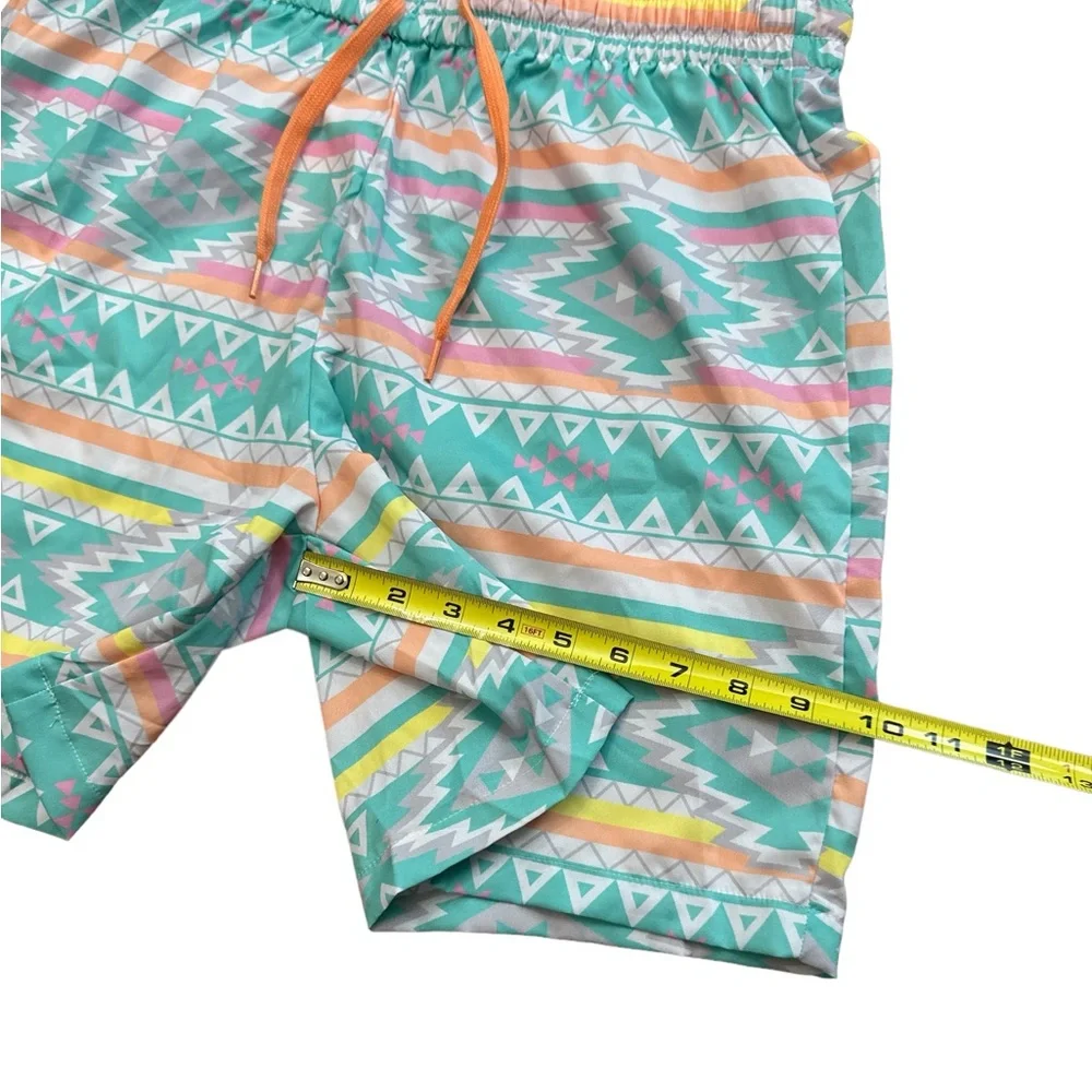 Chubbies Pastel Aztec‎ Tribal Print Men’s Size Large Trunks/Shorts Multicolored
